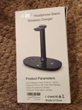 4-in-1 Headphone Stand Wireless Charger – Phone, Smart Watch & Earbuds Charging Station (Black) – New in Box (Apple products) - thumbnail 2 of 2