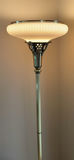 Tall Brass Ornate Floor Lamp - thumbnail 1 of 4