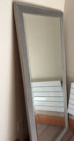Large Silver Contemporary Framed Mirror - thumbnail 3 of 5