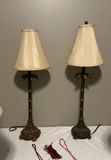 Four Palm Tree Style Matching Lamps, 2 Floor and 2 table - thumbnail 2 of 5