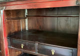 Vintage Asian Red Large Cabinet - thumbnail 7 of 11