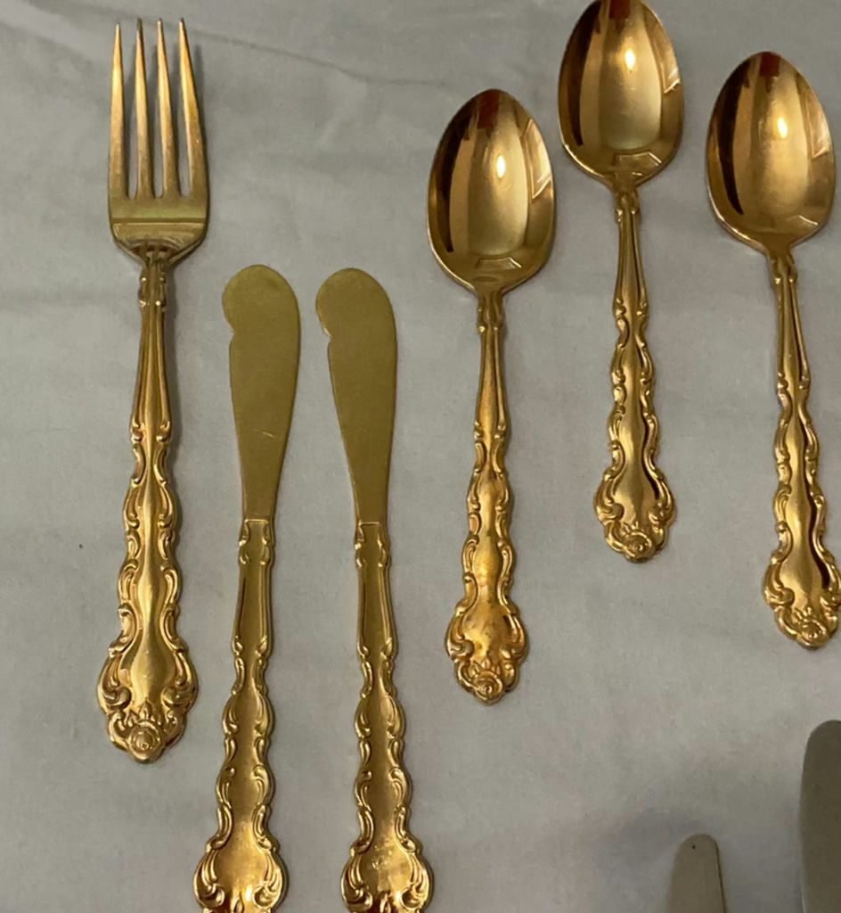Assortment of Vintage Silver Plate and Stainless Flatware - image 9 of 12