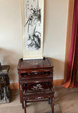 Asian Nesting Tables, Paper Scroll - thumbnail 1 of 8