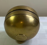 Vintage Brass Alarm Clock, Glass spheres, and a conch Shell - thumbnail 6 of 6