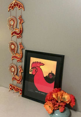 Framed Rooster Print And More - Image 1 of 6