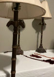 Four Palm Tree Style Matching Lamps, 2 Floor and 2 table - thumbnail 4 of 5