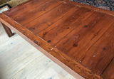 Vintage Solid Wood Large Coffee Table - thumbnail 3 of 11