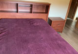 Queen Size Platform Bed with storage, And Nightstand - thumbnail 2 of 11