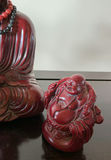 Red Buddha Statues, Tibetan Singing Bowl - thumbnail 3 of 8