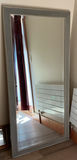 Large Silver Contemporary Framed Mirror - thumbnail 1 of 5