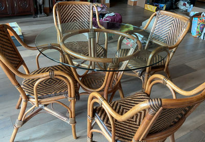 Tropical Bamboo Dining Room Set - Image 1 of 4