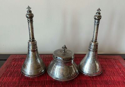 Antique Tiffany Sterling Engraved Unique Items - Image 1 of 13