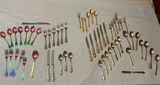 Assortment of Vintage Silver Plate and Stainless Flatware - thumbnail 1 of 12