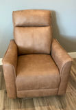 Light Brown ‘Leather’ Recliner/Rocker - thumbnail 5 of 5