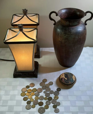 Lamps, Vase And More - Image 1 of 8