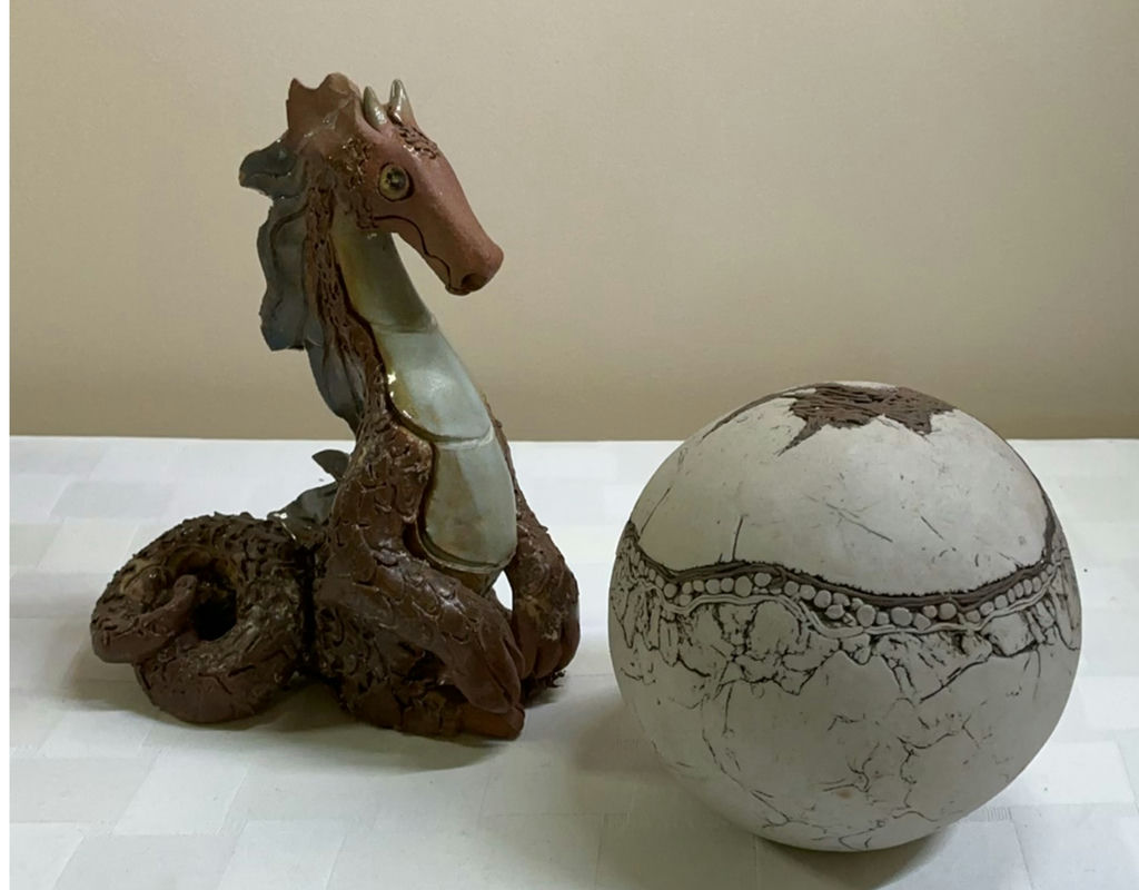 Gandalf, prisms, dragons, and a salt rock lamp - image 2 of 9