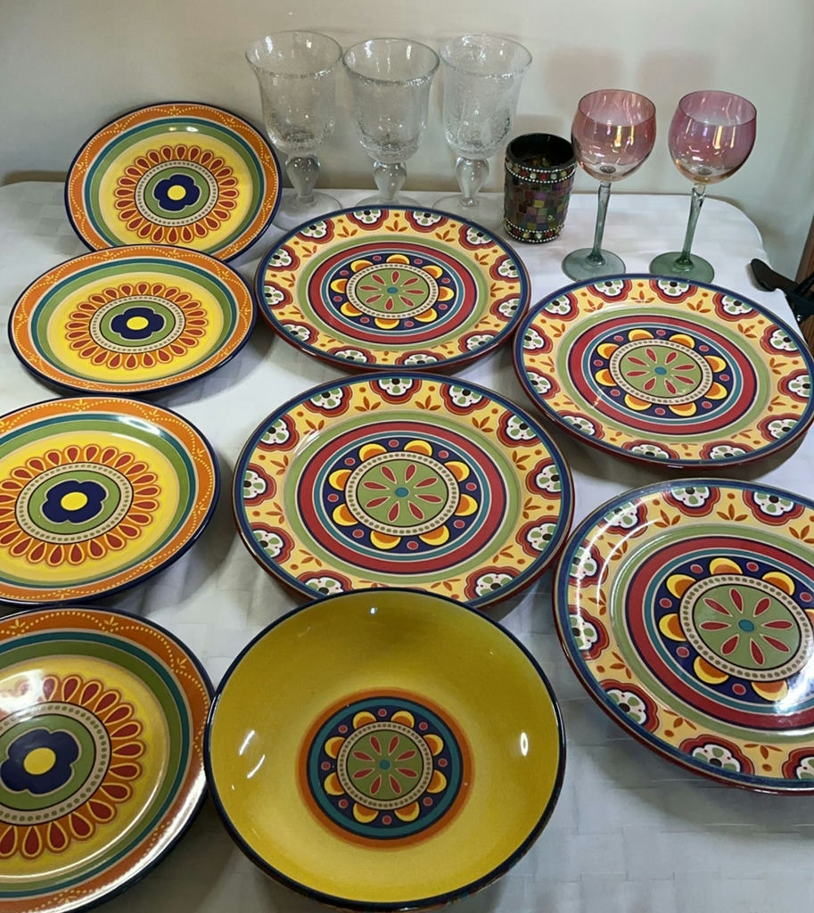 Colorful Dishes By Bico, Stemware - image 1 of 10