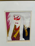1982 Japanese Kabuki Actor Lithograph Signed and Numbered - thumbnail 3 of 6