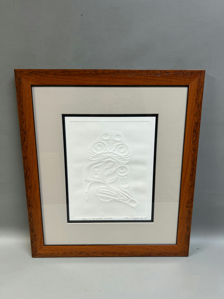 Signed Dorothy Grant Intaglio Relief Haida Art  - image 1 of 6