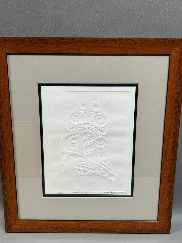 Signed Dorothy Grant Intaglio Relief Haida Art - image 4 of 6