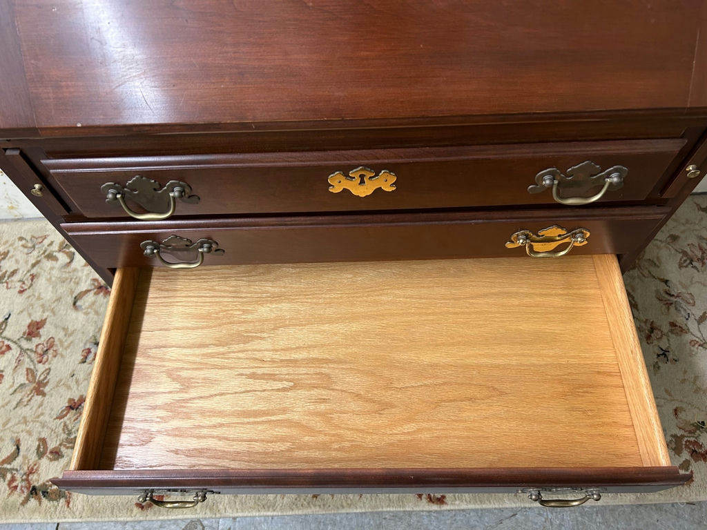 Colonial Slant Front Secretary Desk - image 8 of 9