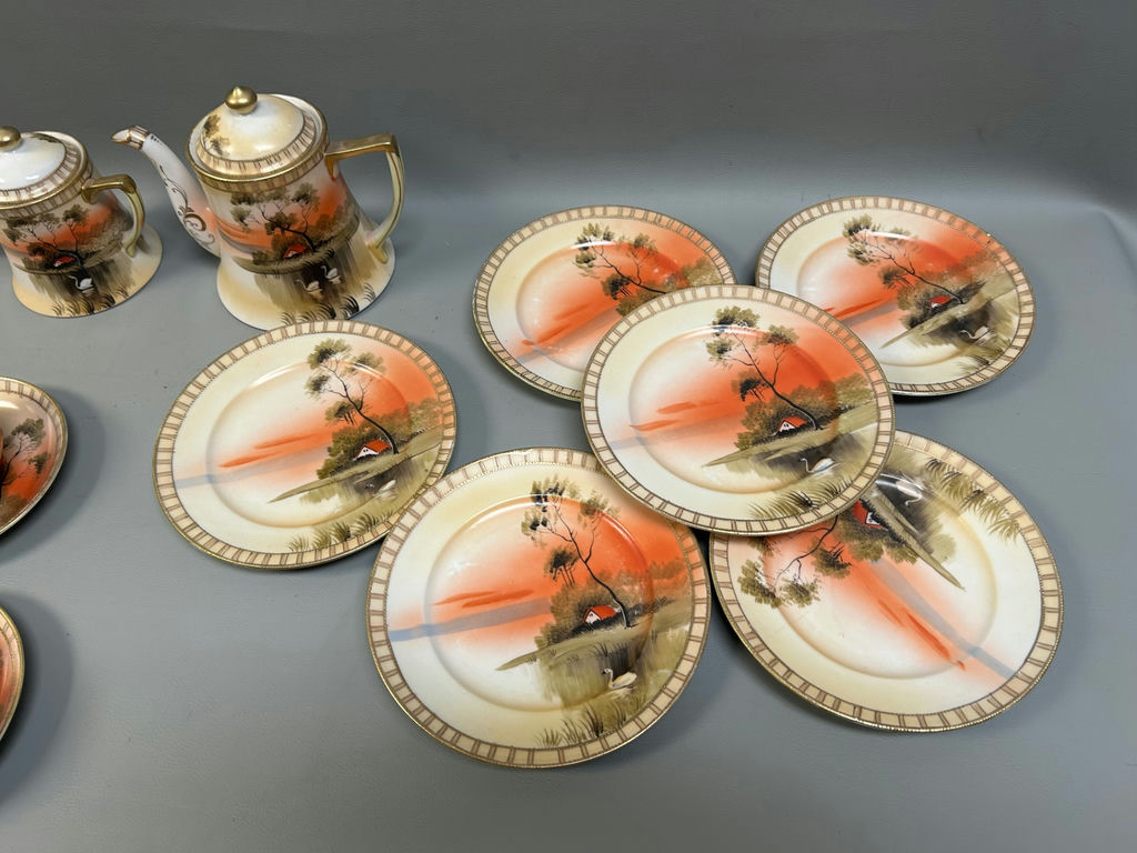 Vintage Nippon Hand Painted Tea Set - image 9 of 9
