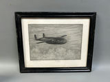 Signed Kent Hagerman Military Plane Special Edition Etching  - thumbnail 1 of 6