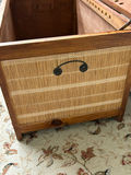 Dome Top Rattan and Wood Trunk  - thumbnail 7 of 8