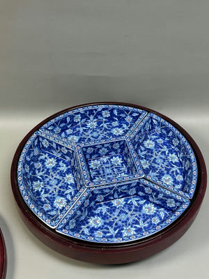 Lazy Susan with Serving Bowls - Image 1 of 6
