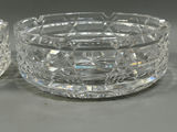 Vintage Solid Cut Crystal Glass Ashtrays  - thumbnail 8 of 8