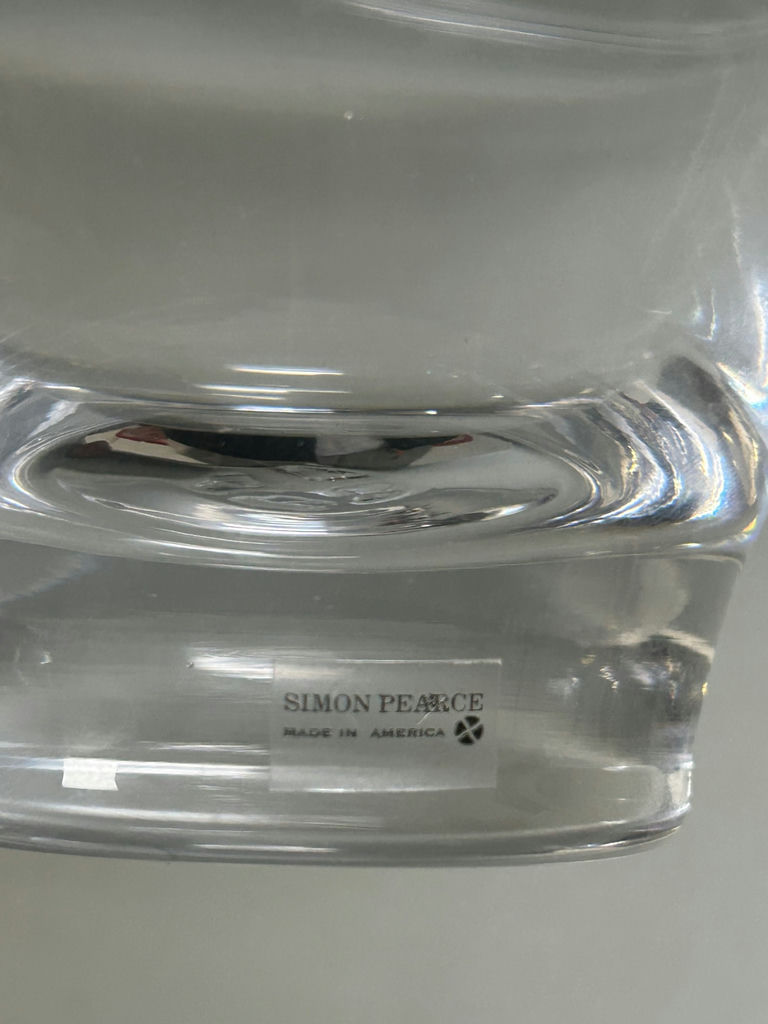 Signed Simon Pierce Large Art Glass Bowl  - image 5 of 7