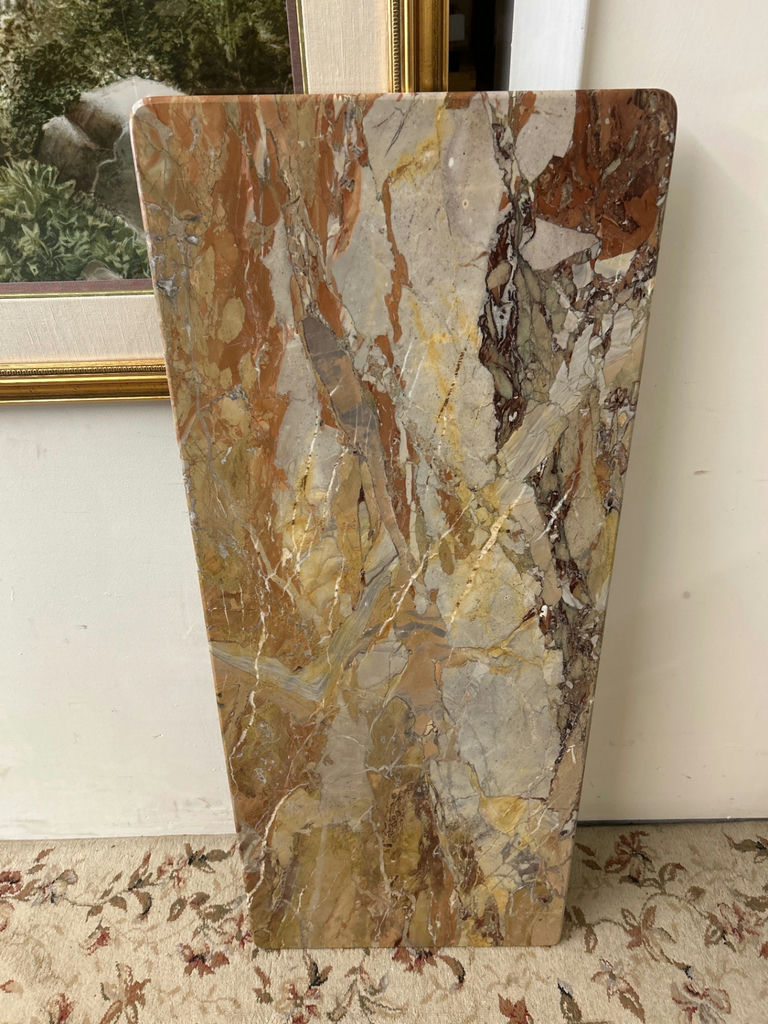 Sarrancolin Opera Marble Top Console - image 1 of 6