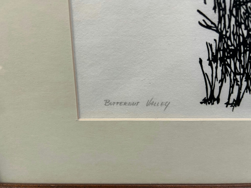 Frank C. Eckmair Woodcut Landscape Signed and Numbered - image 5 of 5