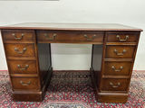 Vintage Sligh Furniture Leather Top Desk - thumbnail 3 of 11