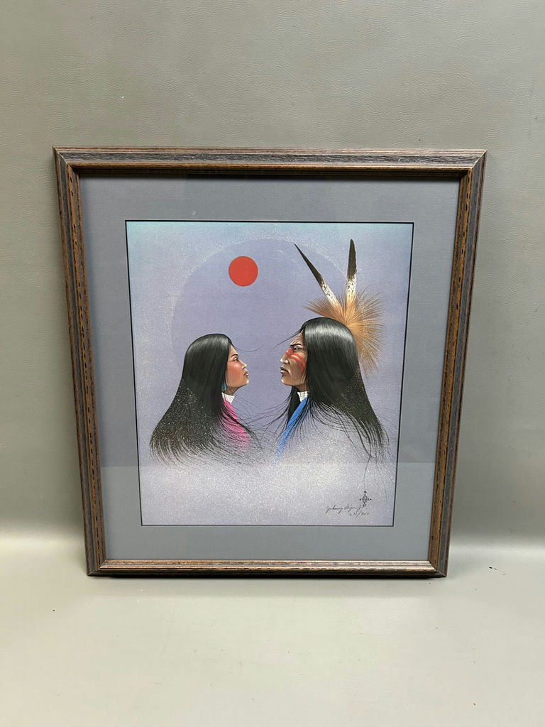 Jonny Tiger Jr "Silent Promise" Lithograph Signed and Numbered Lithograph - image 1 of 7