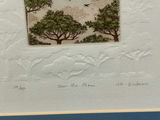 Rachel Badeau's "Over The Moon" etching, artist-signed and numbered 118/400 - thumbnail 2 of 6