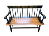 Hitchcock Stenciled Bench - thumbnail 1 of 6