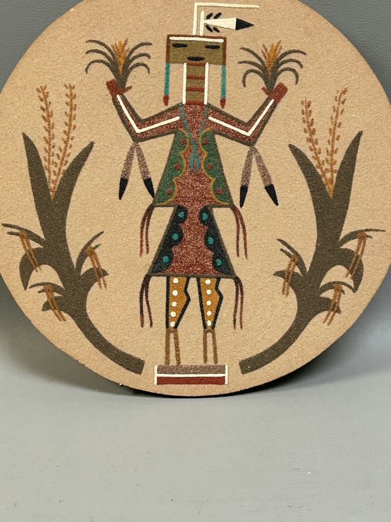 Vintage Native American Sand Painting  - image 4 of 5