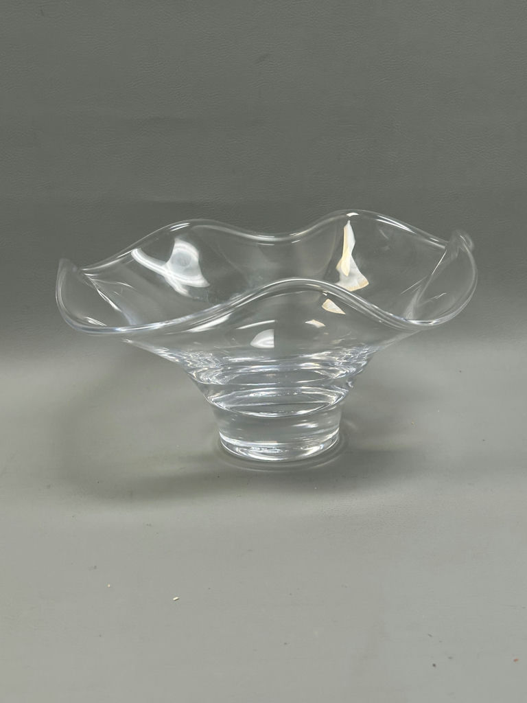 Signed Simon Pierce Large Art Glass Bowl - image 4 of 7