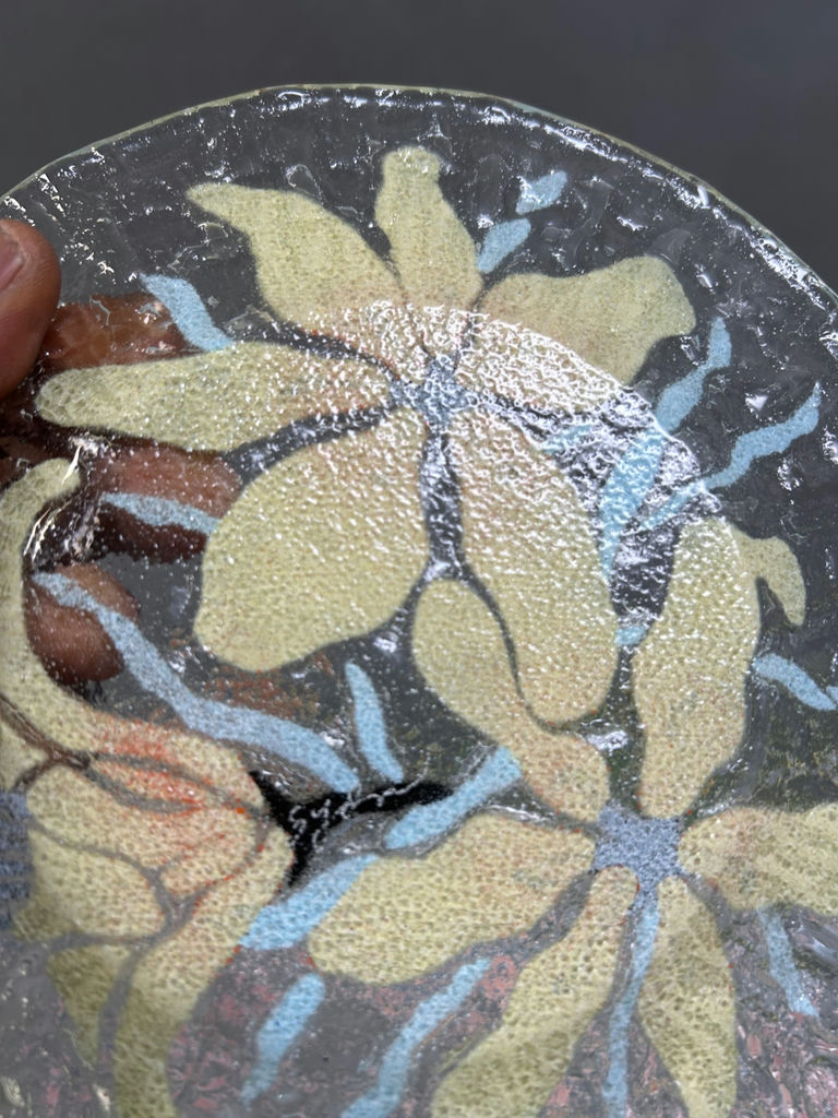 Vintage Signed Sydenstricker Fused Glass Plates - image 6 of 6