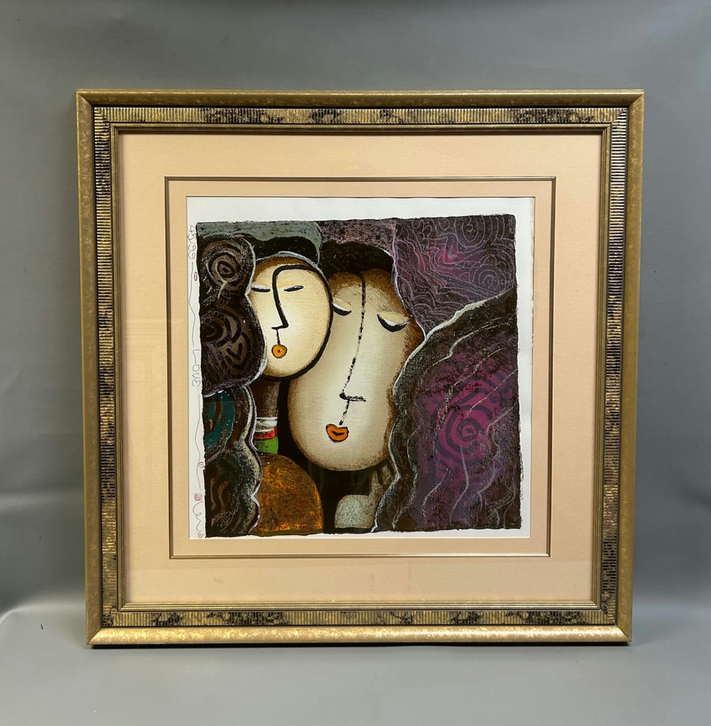 Signed Lee Loong Looi Modern Abstract Serigraph    - image 1 of 7