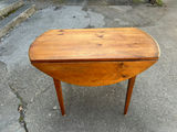 Antique Round Drop Leaf Table - thumbnail 4 of 6