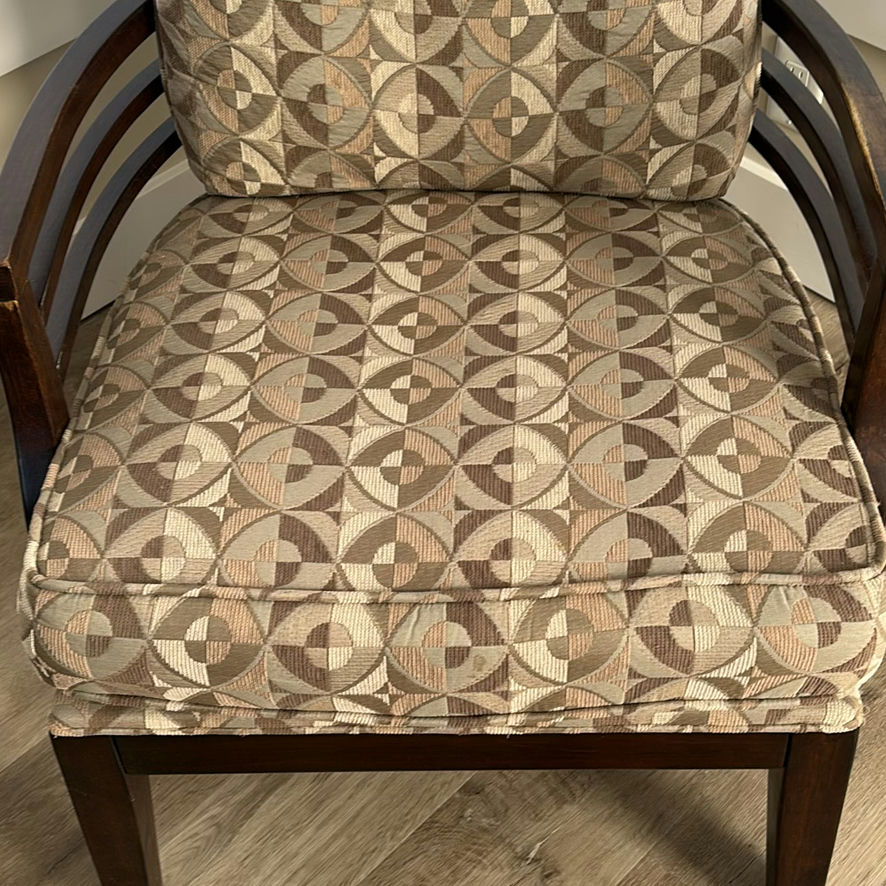 Upholstered Accent Chair with Wooden Frame - image 4 of 11