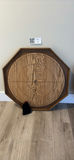 Handcrafted Wooden Crokinole Game Board with Discs and Storage Bag - thumbnail 1 of 8