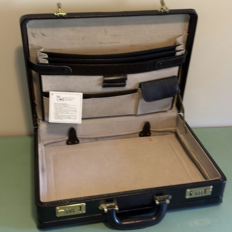 Two Black Combination Lock Briefcases - image 12 of 12