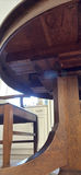 Round Quarter-Cut Oak Dining Table with Six Chairs - thumbnail 4 of 17