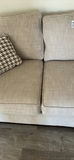 Beige Three-Seat Sofa with Accent Pillows - thumbnail 12 of 13