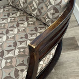 Upholstered Accent Chair with Wooden Frame - thumbnail 3 of 11