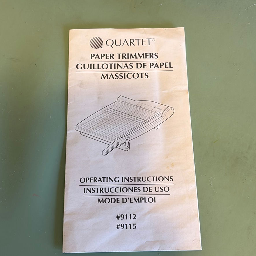Quartet Paper Trimmer and Sylvania SecureGuard Paper Shredder - image 6 of 11