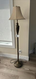Floor Lamp, Two Small Wooden Stools, and Corner Shelves - thumbnail 7 of 12